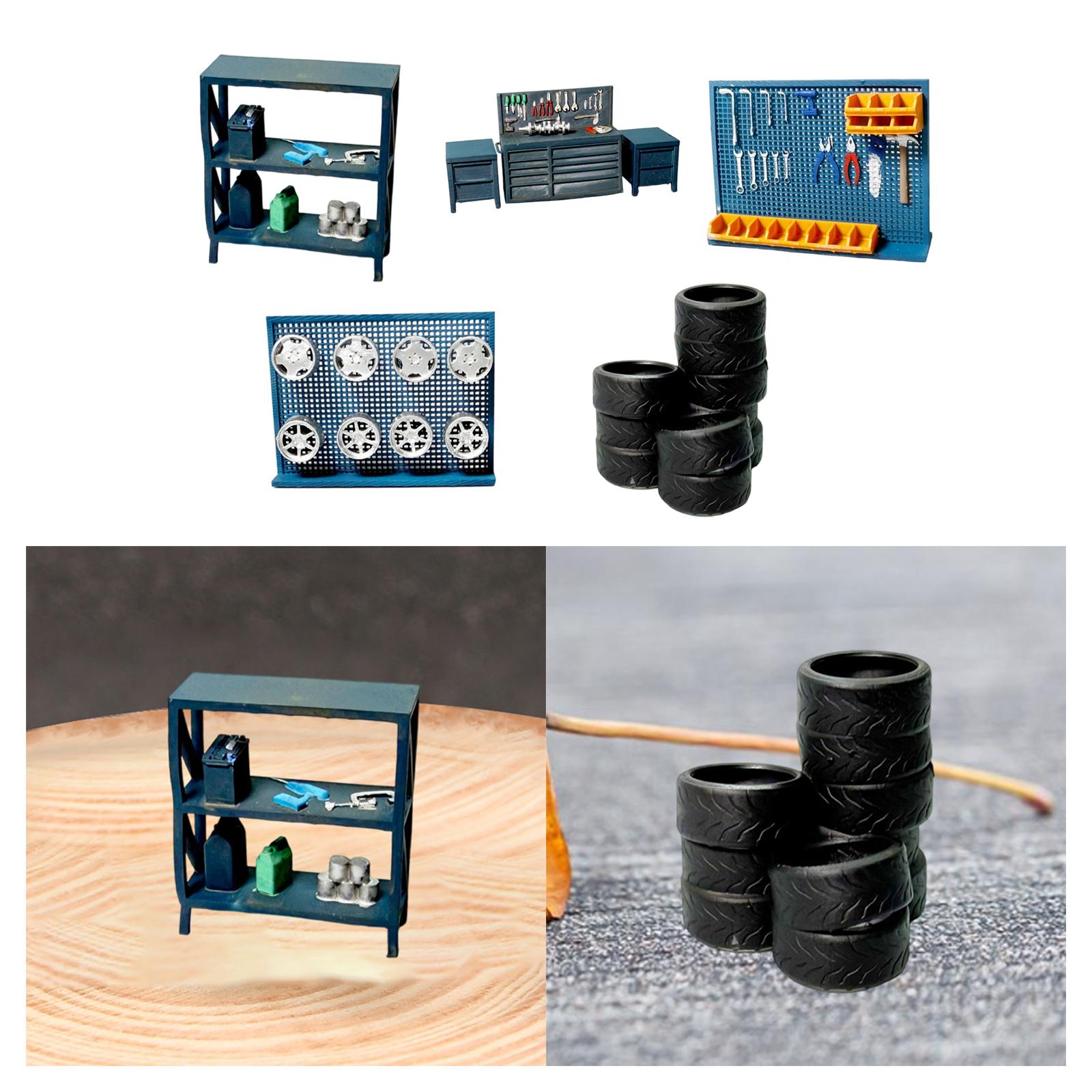 1/64 Diorama Garage Accessory  - Auto Repair Shop Layout review and price