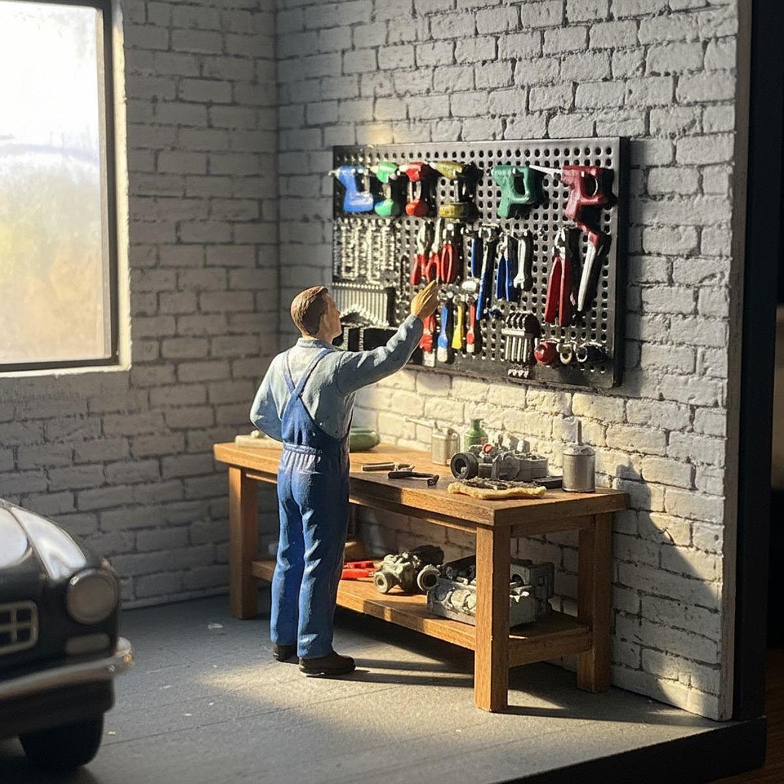 1:64 Electric Drill Pegboard M - Auto Repair Shop Layout review and price
